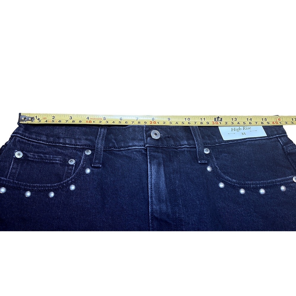 Abercrombie & Fitch NWT Skirt Women's Black High Rise Denim Mini Skirt Size 31 - Picture 5 of 8